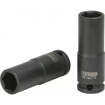 KS TOOLS 3/8 collu sešstūra trieciena uzgalis, garais, 17mm (515.1617)