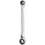 KS TOOLS dubultā sprūdrata gredzenatslēgu komplekts, 10 x 13 mm un 17 x 19 mm, 4-in-1 BT013901