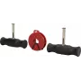 KS Tools stiepļu rokturu komplekts, 3 daļas, elastīgi atsperu tērauda stieņi, ergonomiski 2 komponentu rokturi, 160/180/200 mm, BT681150