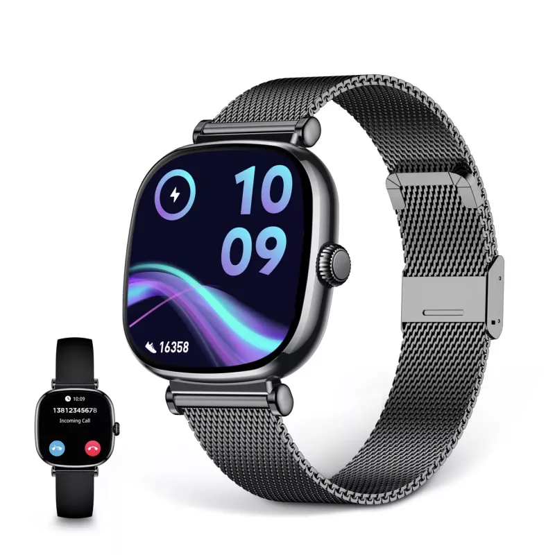 KSIX Smartwatch IRIA, Melns