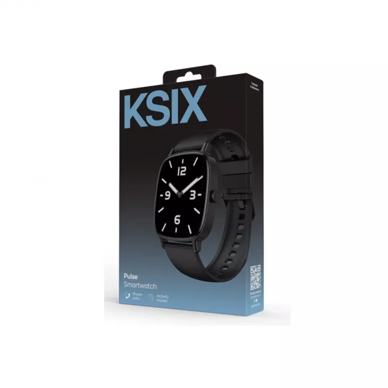 KSIX Smartwatch PULSE, Melns