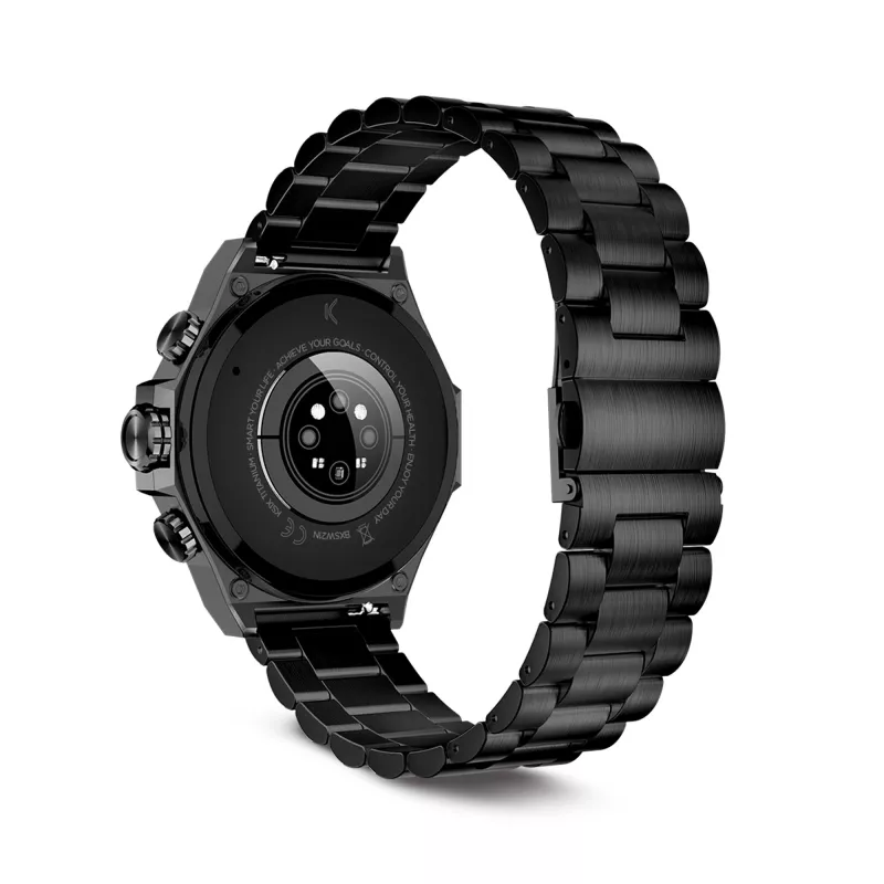 KSIX Smartwatch TITANIUM, Melns