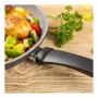 Kuhn Rikon EASY CERAMIC Cepšanas pannu komplekts 24 + 28 cm, keramikas nepiedegošais pārklājums, indukcijai, melns