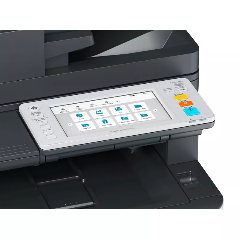 Kyocera ECOSYS MA4000CIFX/Plus A4 krāsu lāzerdaudzfunkciju printeris (drukāšana, kopēšana, skenēšana, fakss) ar 3 gadu uz vietas sniegtu garantiju