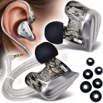 KZ ZSX TERMINATOR Hybrid 12-Driver In-Ear Monitors ar Noņemamu Kabeli