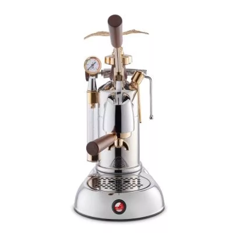 La Pavoni LPLEXP01EU Manuāla sviras espresso kafijas automāts Expo 2015 Gold-Chrome, 1.6 L, 950 W