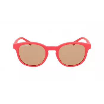 Lacoste Childish L3644S-615 Saulesbrilles - Sarkans rāmis, Pelēkas lēcas - 48/21/135 mm - Bērnu unisekss