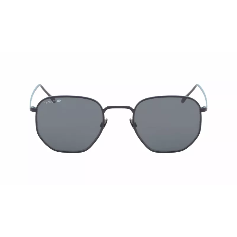 Lacoste L206S-424 Unisex taisnstūra saulesbrilles tumši zilā un pelēkā krāsā 51mm