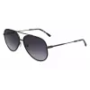 Lacoste L247S021 Vīriešu saulesbrilles - Melns rāmis, pelēkas lēcas 59mm