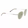 Lacoste L251S-40 Unisex Taisnstūra saulesbrilles Tumši zils rāmis Pelēkas lēcas 52mm