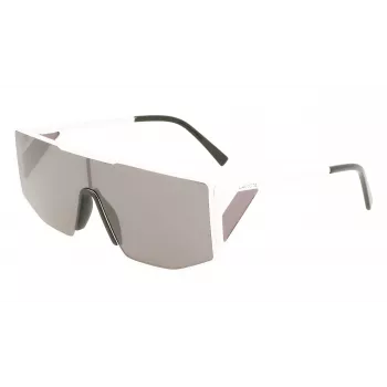 LACOSTE L253S-6219101 Unisex taisnstūra saulesbrilles 62/19/150 mm Melnas/Pelēkas
