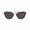 Lacoste L263S-2 Vīriešu taisnstūra saulesbrilles - Melns rāmis, Pelēkas lēcas, 53mm