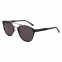 Lacoste L263S-2 Vīriešu taisnstūra saulesbrilles - Melns rāmis, Pelēkas lēcas, 53mm