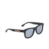Lacoste L3651SRG-001 Unisex Saulesbrilles - Melns Acetāta Rāmis, Pelēkas Polikarbonāta Lēcas, 48 mm Lēcu Platums
