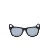 Lacoste L3651SRG-001 Unisex Saulesbrilles - Melns Acetāta Rāmis, Pelēkas Polikarbonāta Lēcas, 48 mm Lēcu Platums