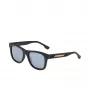 Lacoste L3651SRG-001 Unisex Saulesbrilles - Melns Acetāta Rāmis, Pelēkas Polikarbonāta Lēcas, 48 mm Lēcu Platums