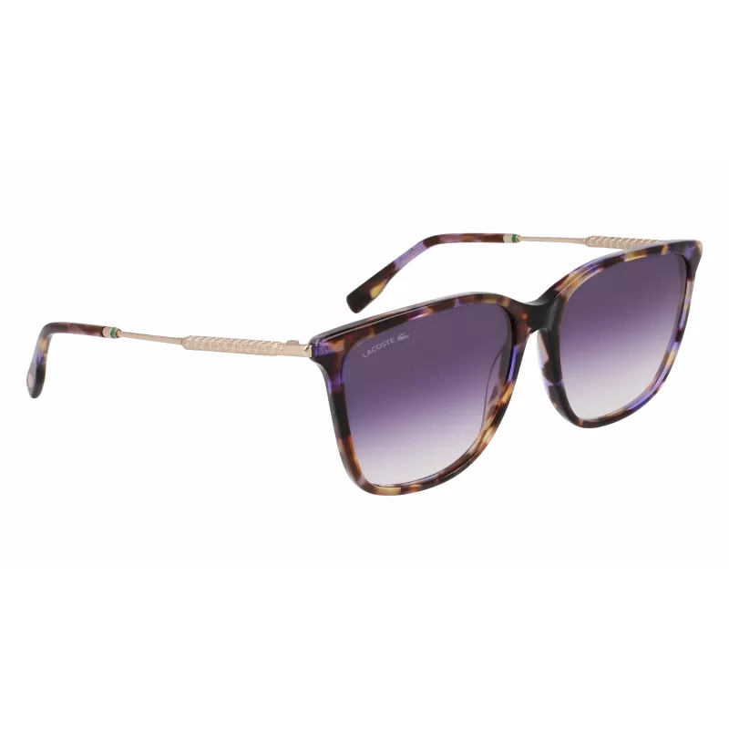 Lacoste L6016S-219 Sieviešu saulesbrilles Havana Brūnas Kvadrātveida Acetāts
