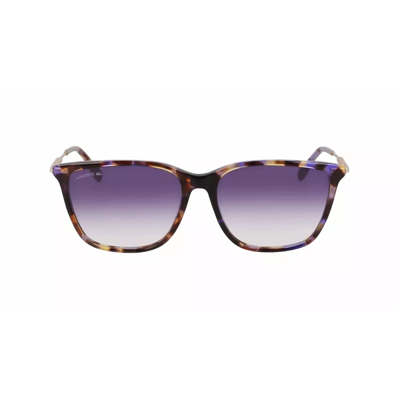 Lacoste L6016S-219 Sieviešu saulesbrilles Havana Brūnas Kvadrātveida Acetāts