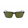 Lacoste L6017S5517240 Taisnstūra Havannas saulesbrilles vīriešiem - Brūnas lēcas 55/17/145 mm