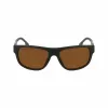 Lacoste L6042S-275 Vīriešu Taisnstūra Acetāta Saulesbrilles Havana Brūnas 55/17/145 mm