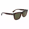 Lacoste L6045S-230 Vīriešu taisnstūra saulesbrilles Havana Brūna 54mm