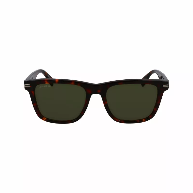 Lacoste L6045S-230 Vīriešu taisnstūra saulesbrilles Havana Brūna 54mm