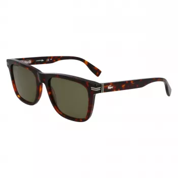 Lacoste L6045S-230 Vīriešu taisnstūra saulesbrilles Havana Brūna 54mm
