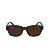 Lacoste L6048S-035 Saulesbrilles Vīriešu Taisnstūra Acetāta Rāmis Tumši Pelēka Lēca Pelēka 51mm