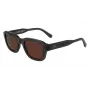 Lacoste L6048S-035 Saulesbrilles Vīriešu Taisnstūra Acetāta Rāmis Tumši Pelēka Lēca Pelēka 51mm