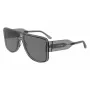 LACOSTE L6056S5916035 Unisex Taisnstūra saulesbrilles Havana Green 59mm