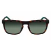 Lacoste L956S-230 Vīriešu saulesbrilles Havana Brūnas Taisnstūra Acetāts 55mm