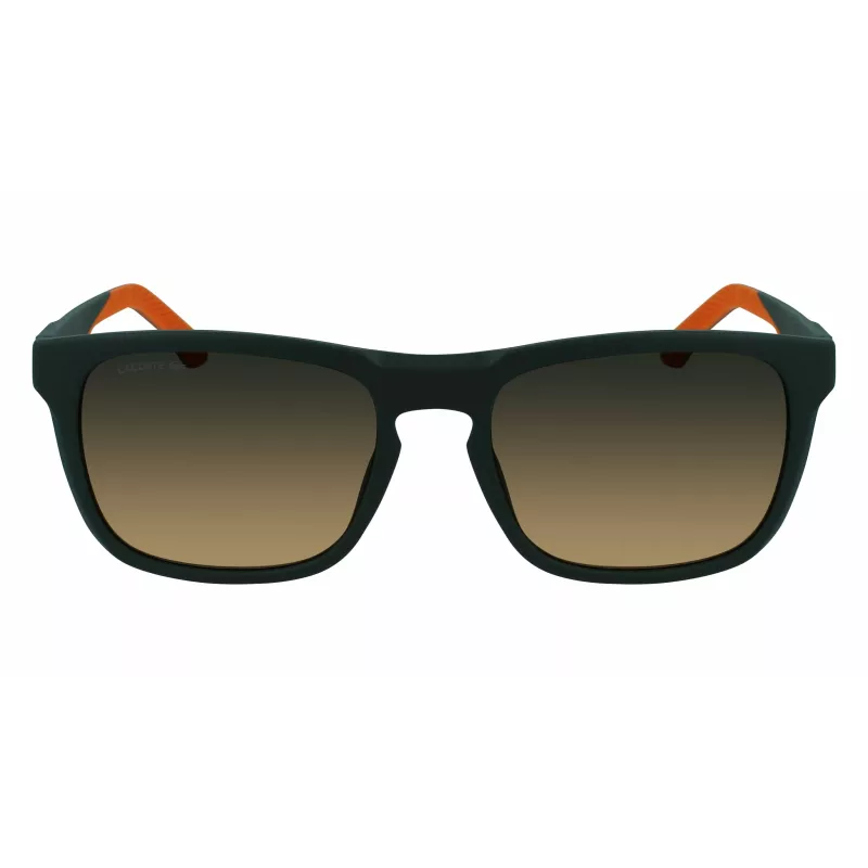 Lacoste L956S-301 Vīriešu taisnstūra saulesbrilles zaļš acetāta rāmis UV400