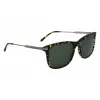 Lacoste L960S-430 Vīriešu saulesbrilles Zils rāmis Pelēkas lēcas 56mm