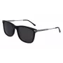 Lacoste L960S Vīriešu kvadrātveida saulesbrilles - Melns rāmis, zaļas lēcas 56/18/140 mm UV400