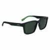 Lacoste L999S-301 Vīriešu saulesbrilles, Matēti zaļš rāmis, Tumši zaļas lēcas, 55/18/145 mm