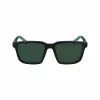 Lacoste L999S-301 Vīriešu saulesbrilles, Matēti zaļš rāmis, Tumši zaļas lēcas, 55/18/145 mm