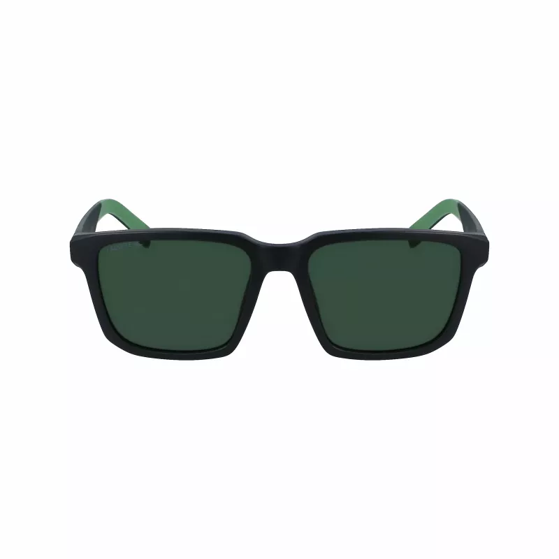 Lacoste L999S-301 Vīriešu saulesbrilles, Matēti zaļš rāmis, Tumši zaļas lēcas, 55/18/145 mm