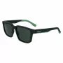 Lacoste L999S-301 Vīriešu saulesbrilles, Matēti zaļš rāmis, Tumši zaļas lēcas, 55/18/145 mm