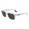 Lacoste vīriešu taisnstūra saulesbrilles L6004S-970 Melna/Pelēka 55/19/145 mm