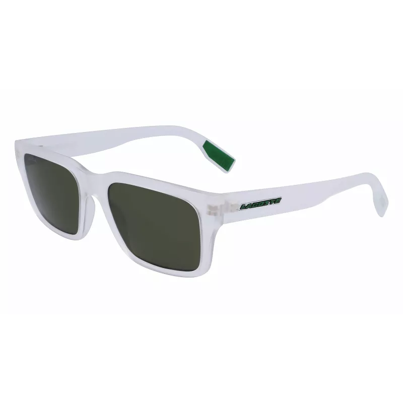 Lacoste vīriešu taisnstūra saulesbrilles L6004S-970 Melna/Pelēka 55/19/145 mm
