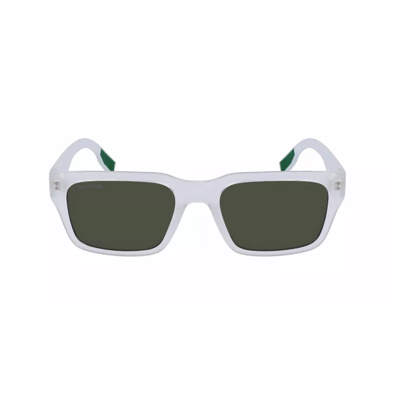 Lacoste vīriešu taisnstūra saulesbrilles L6004S-970 Melna/Pelēka 55/19/145 mm