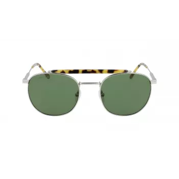 Lacoste vīriešu saulesbrilles L241S-045 tumši pelēka taisnstūra pilna apmales acetāts UV400