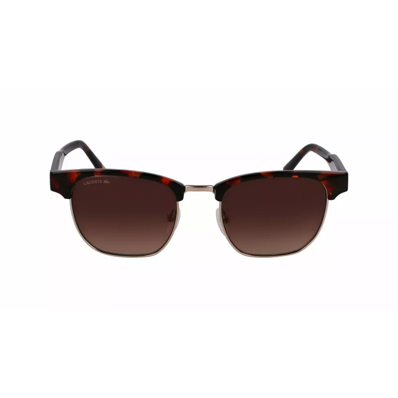 Lacoste vīriešu saulesbrilles L266S-214 Havana Brūnas Taisnstūra Acetāts UV400