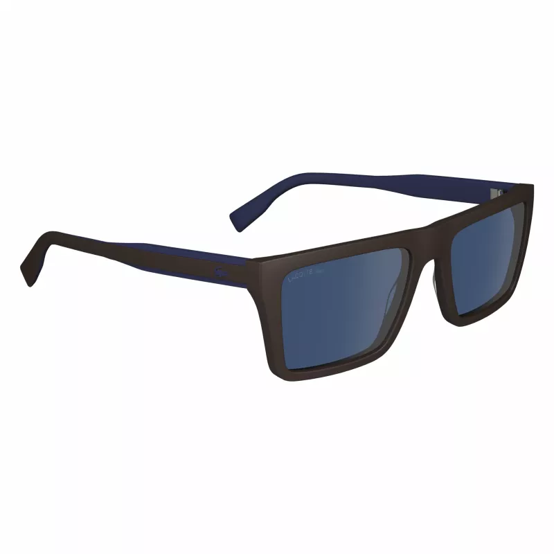 Lacoste vīriešu saulesbrilles L6009S-210 Havana Brown taisnstūris 56/19/145 mm