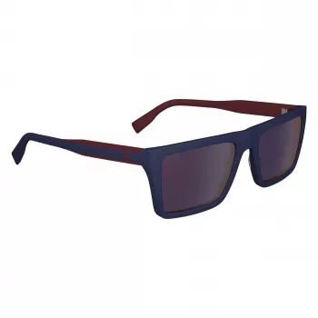 Lacoste vīriešu saulesbrilles L6009S-424 Zils rāmis Pelēks gradients stikls 56/19/145 mm