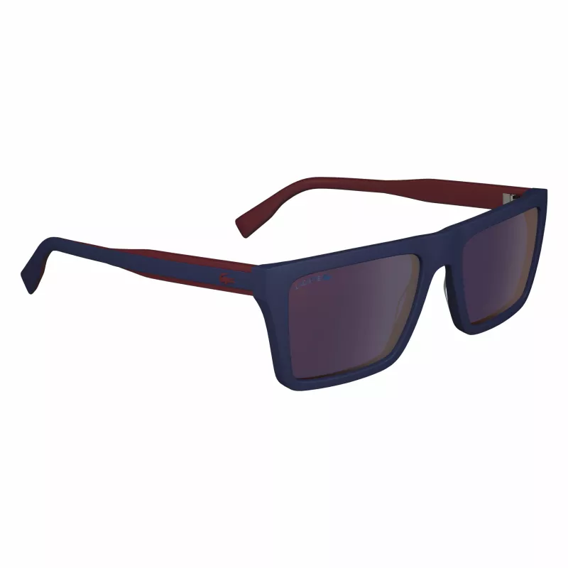 Lacoste vīriešu saulesbrilles L6009S-424 Zils rāmis Pelēks gradients stikls 56/19/145 mm