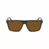 Lacoste vīriešu saulesbrilles L6027S-275 Havana Acetāts Taisnstūris 57mm