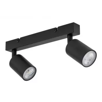 Lampas prožektors Top GU10 2x10W melns