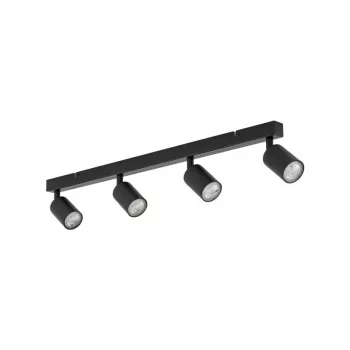 Prožektors Lamp Spot Light Top GU10 4x10W melns