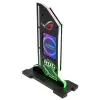 Lamptron Vertikālais GPU Turētājs ar Displeju - Melns